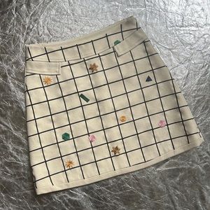 Geometric Miniskirt